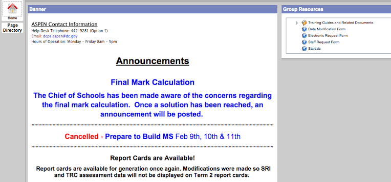 Automatic calculations of final grades concerns teachers