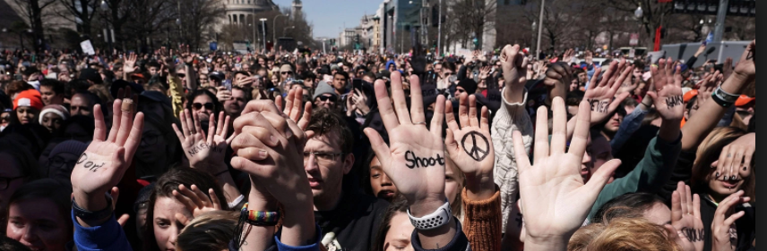 Black symbols appropriated by gun control activists