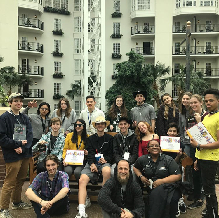 At last year's Student Television Network convention, pictured above, Wilson students took home multiple top prizes.