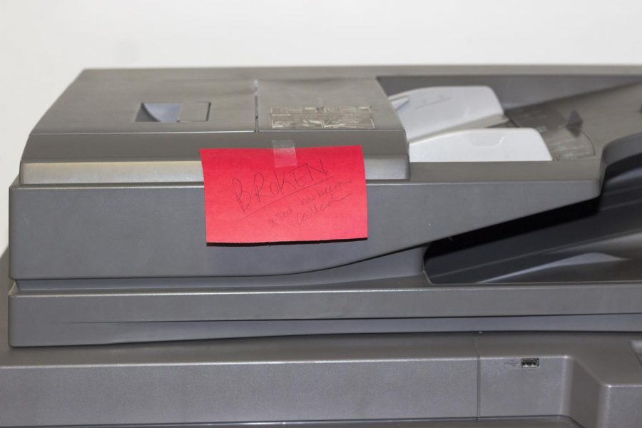 Widespread copier issues undermine teacher planning