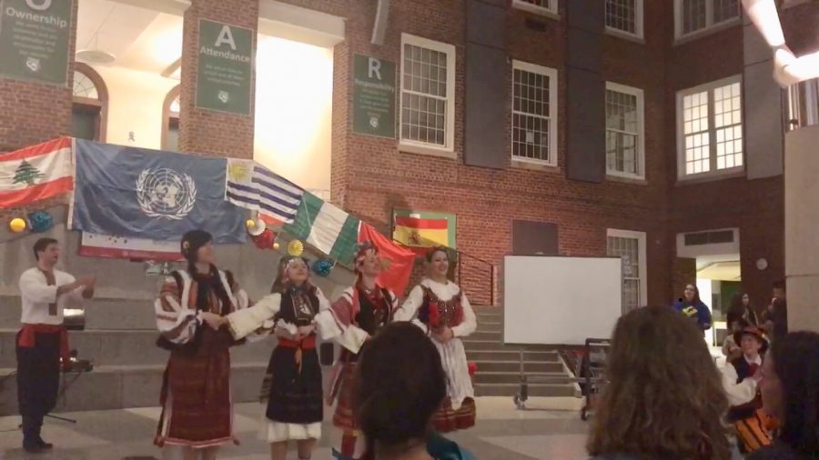 Wilson hosts international night