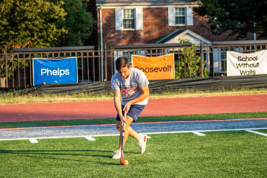 Editor takes on Wilson fhockey practice