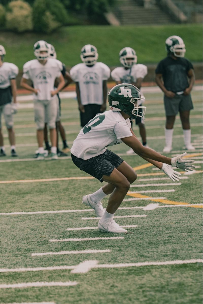 TIGERS CAMP: Junior wide receiver Zaire Richardson taking a rep through a team drill during training camp. 