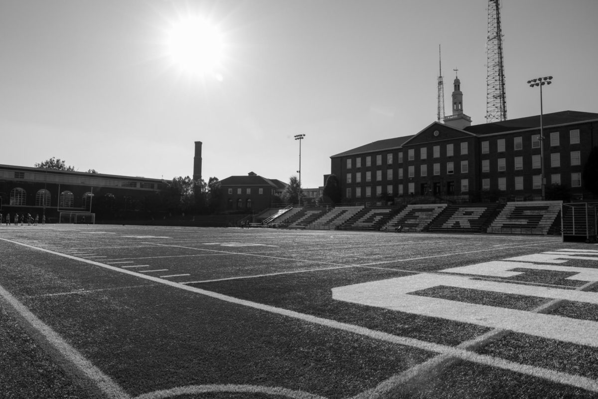 A FIGHT FOR THE FIELD - Jackson-Reed’s only field sits unused for the majority of the school
day despite it being highly sought after before and after school.