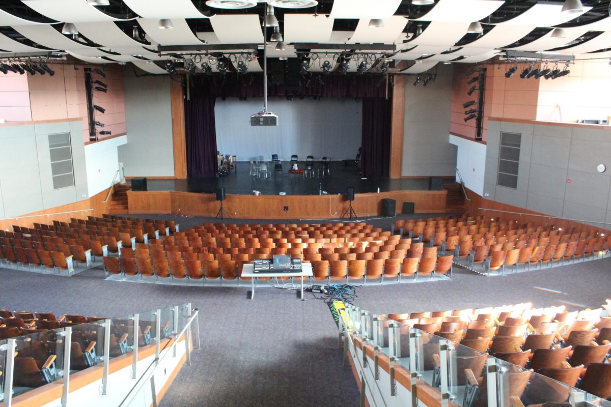 EMPTY AUDITORIUM - The auditorium sits empty due to various technical issues. Funds to fix the auditorium have been allocated, but repairs have yet to start.