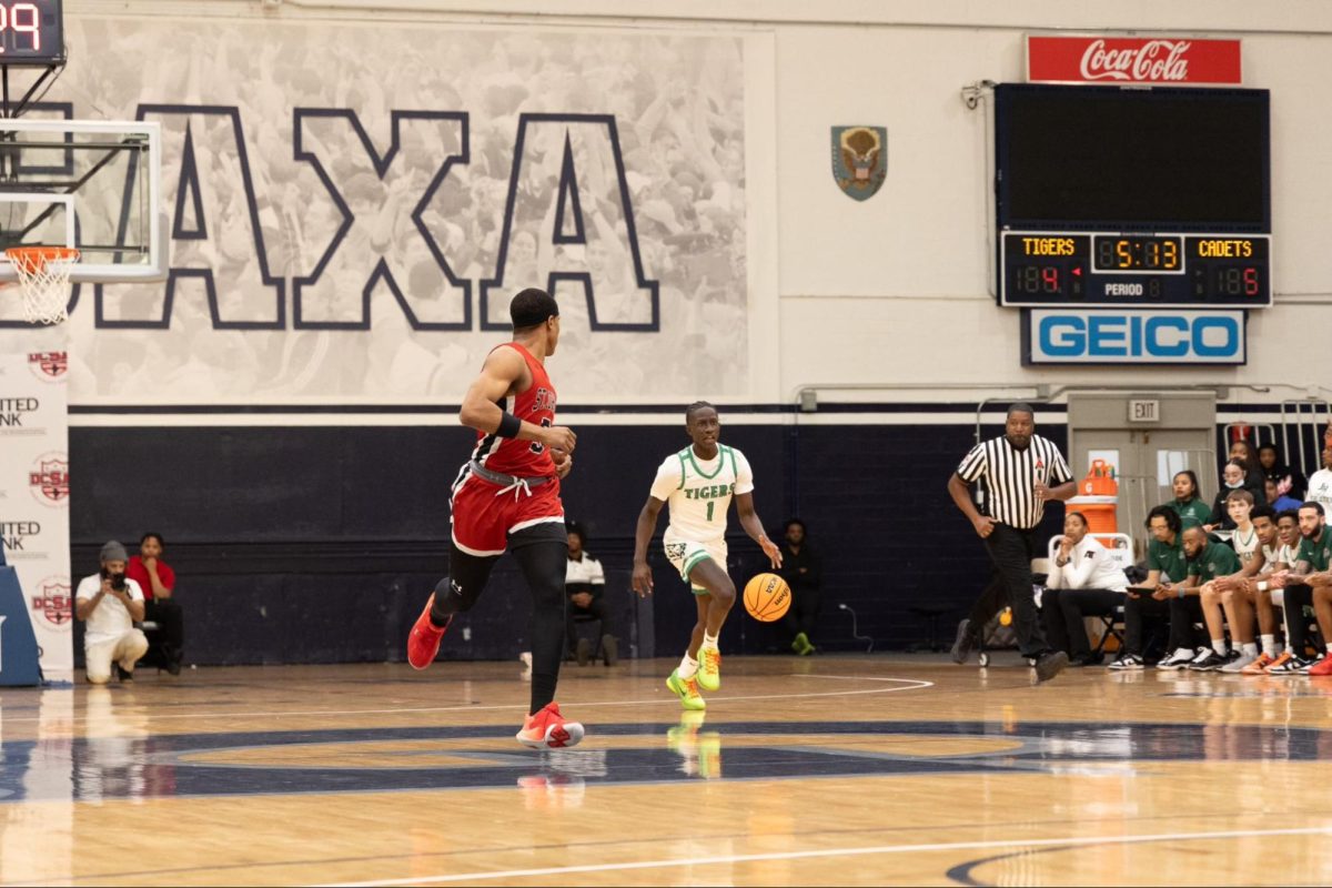 GEORGETOWN UNIVERSITY: Senior guard Justin Gilmore on-court against St. John’s from March 1st. 